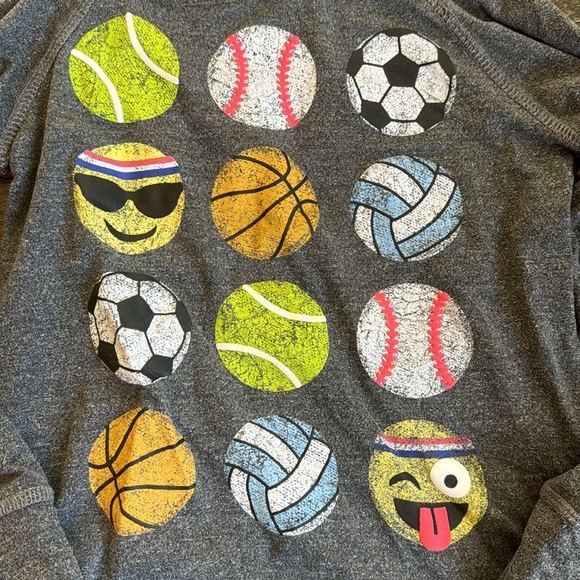 2T/3T BOYS RUMI + RYDER HOODED GRY SPORT TSHIRT - Picture 2 of 5